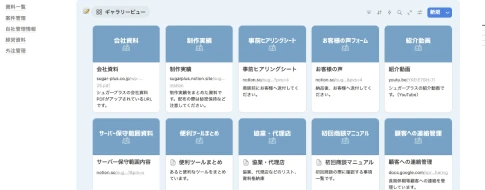 Notionで“見える化”された仕事環境